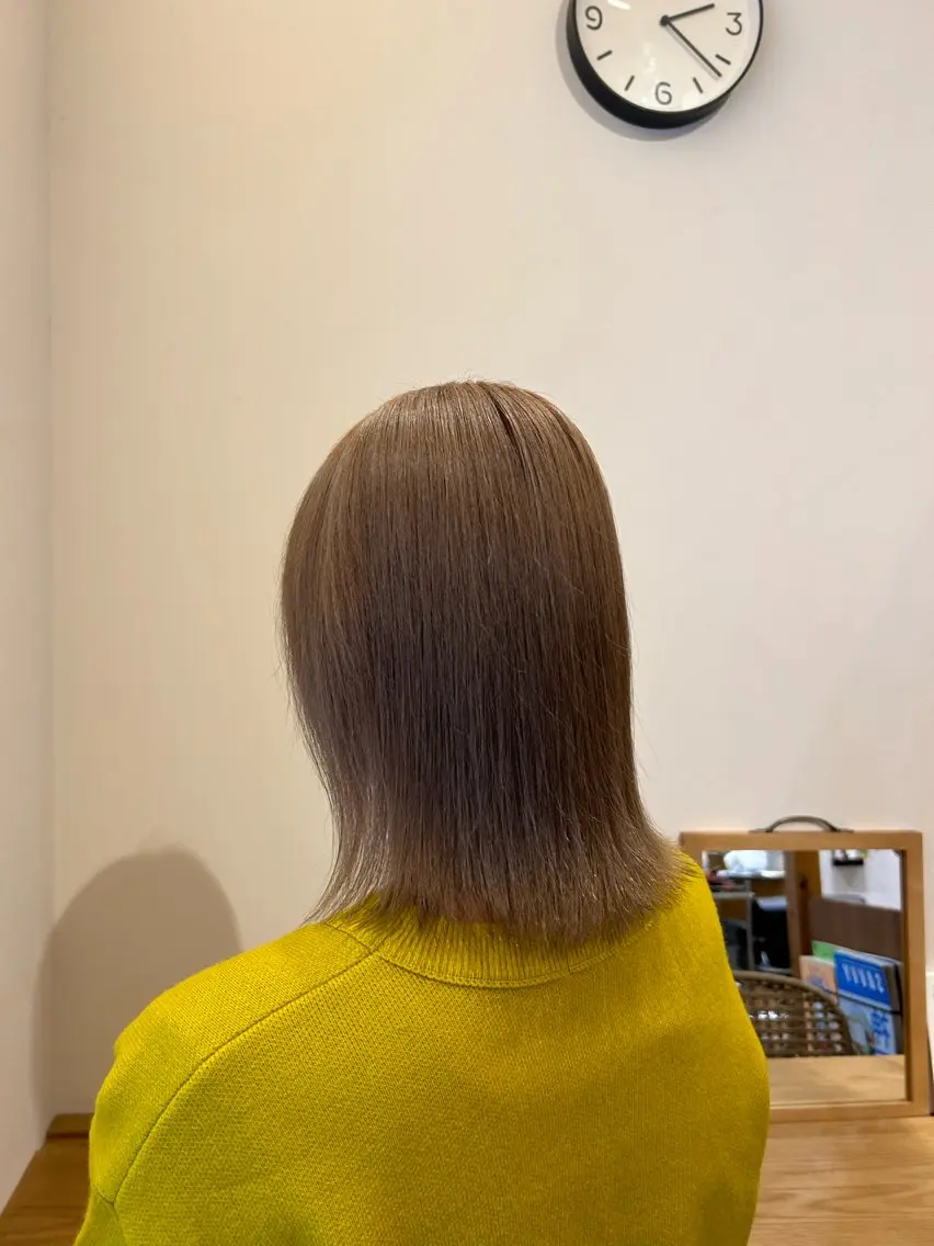 【平日限定💫】似合わせカット+ブリーチオンカラー+スチームTR付きの写真