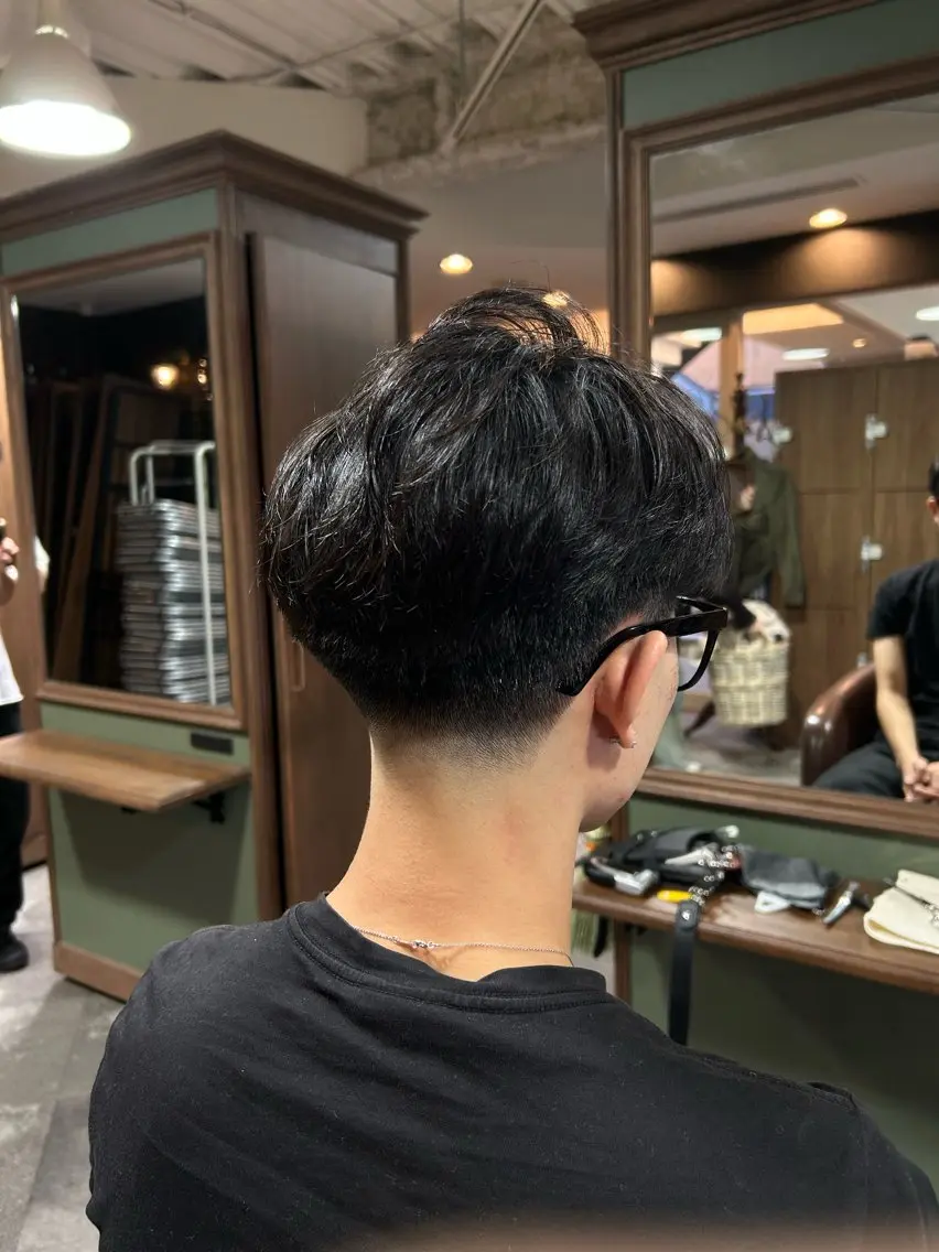 ミディアム メンズ 衛藤 星芭／カット無料天神のヘアスタイル