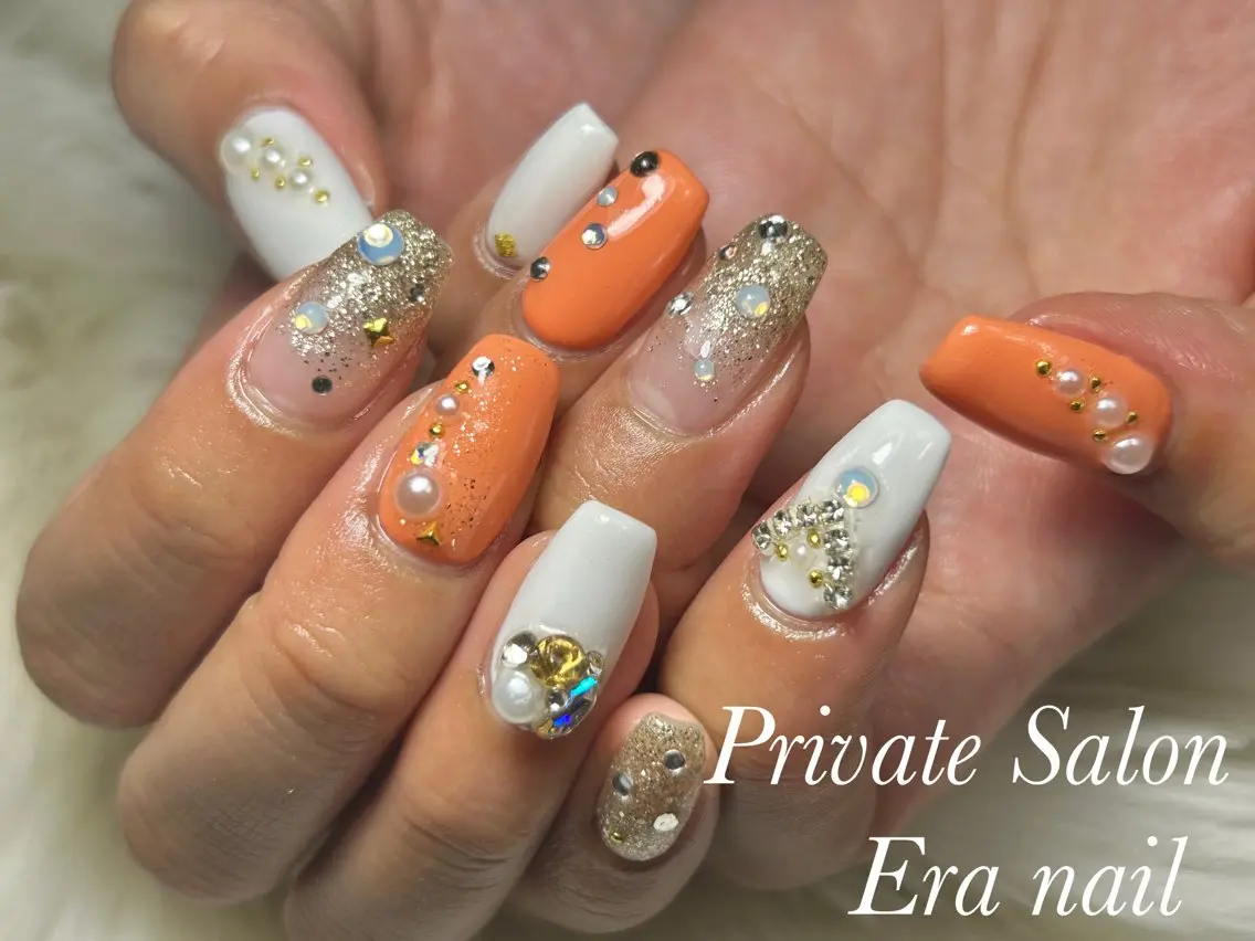 ネイル 持ち込み ハンドネイル Era nailのネイルデザイン