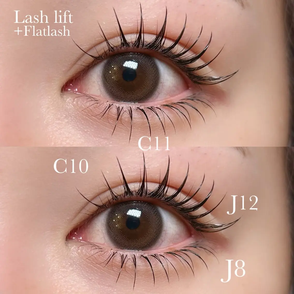 マツエク・マツパ 束感まつ毛 フラットラッシュ 下まつげエクステ eyelash mieuxのマツエク・マツパデザイン