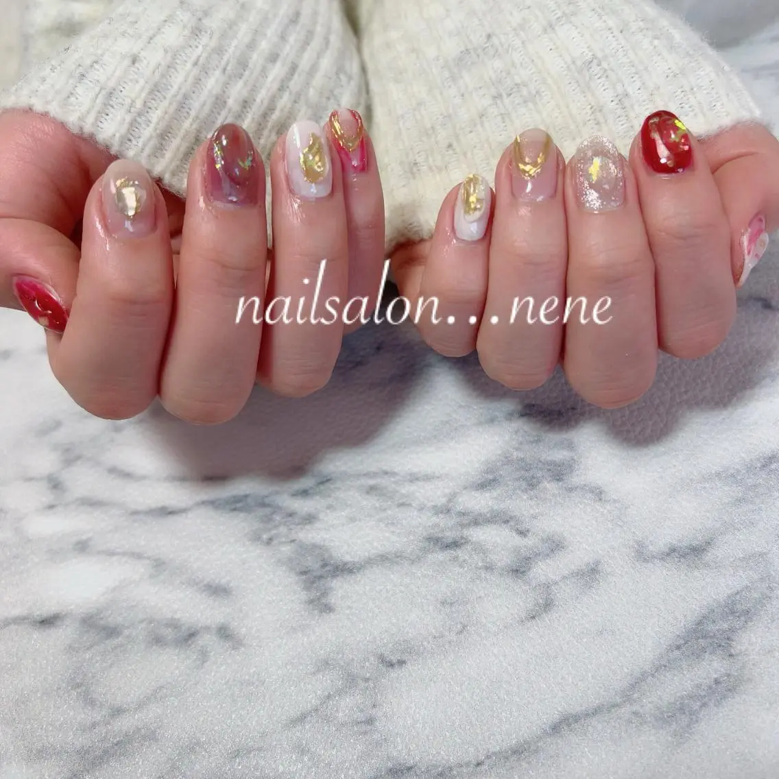 ネイル ニュアンスネイル nailsalon ...neneのネイルデザイン