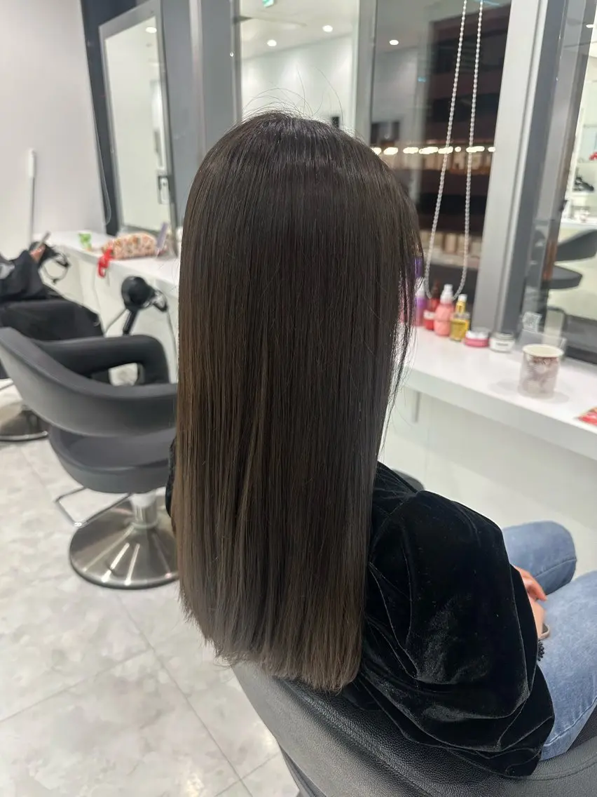 ロング カラー ケアカラー ロング カット ヘアカラー 🐺韓国風メンズ特化 あさひ🐺のヘアスタイル