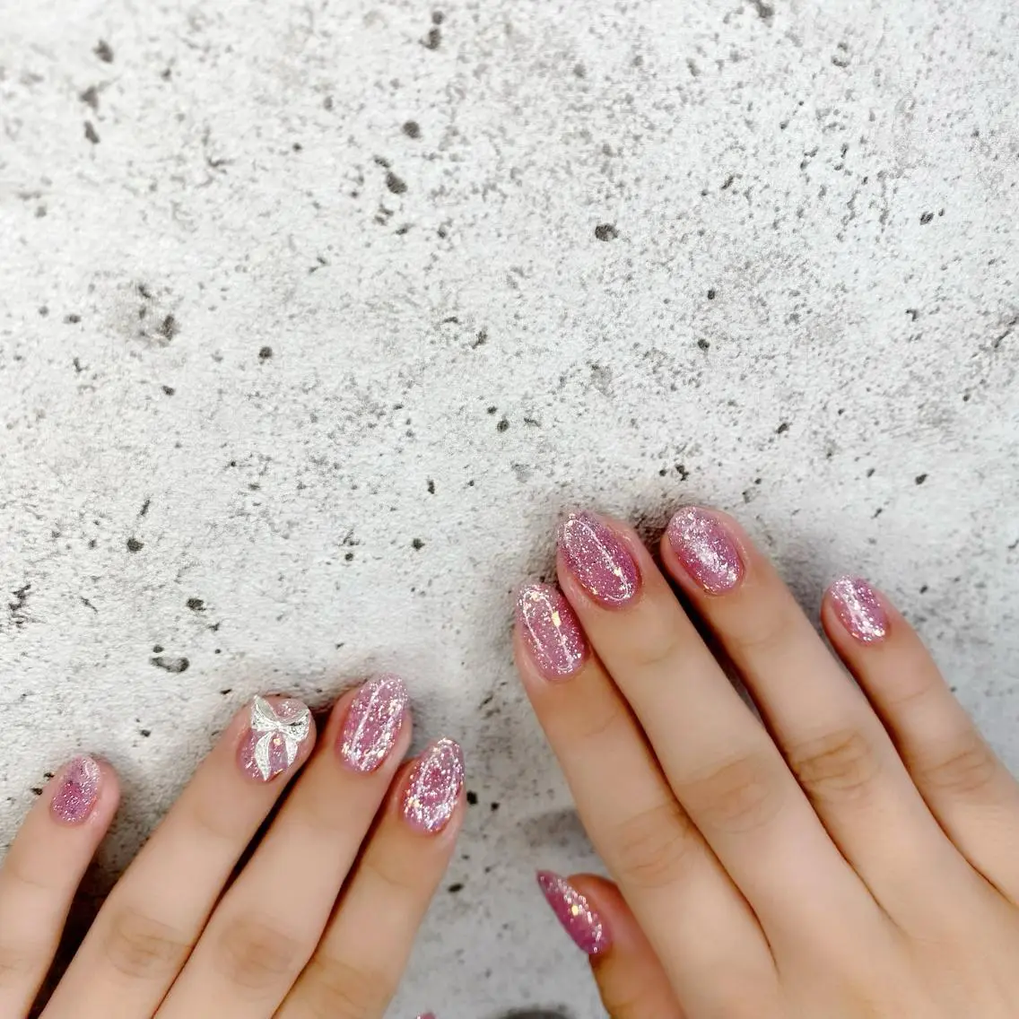 ネイル リボン Nail Salon　Ｋのネイルデザイン