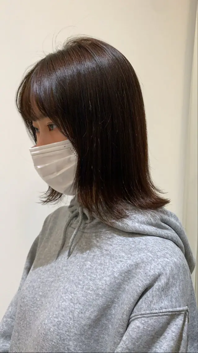 ショート 縮毛矯正 吉田 詩穂のヘアスタイル