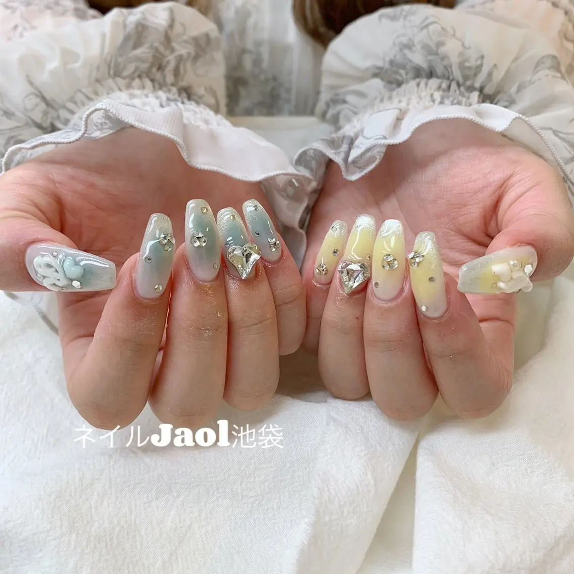 ロング ネイルJaol 池袋のネイルデザイン