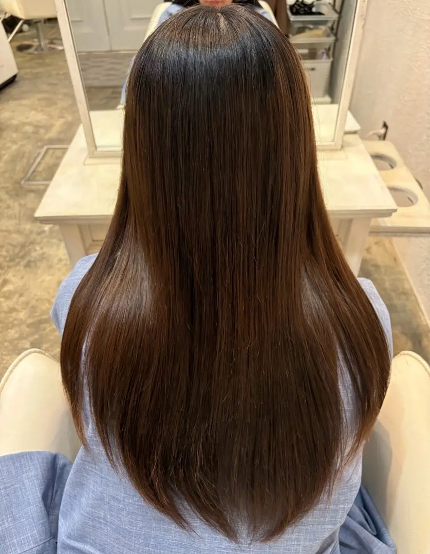 ロング 木津奈保子💚 ✨髪質改善のヘアスタイル