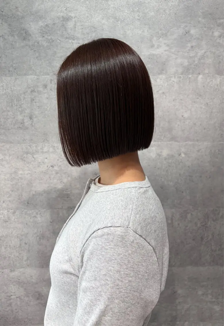 ショート カラー ブラウンカラー ヘアカラー FOX 新菜のヘアスタイル
