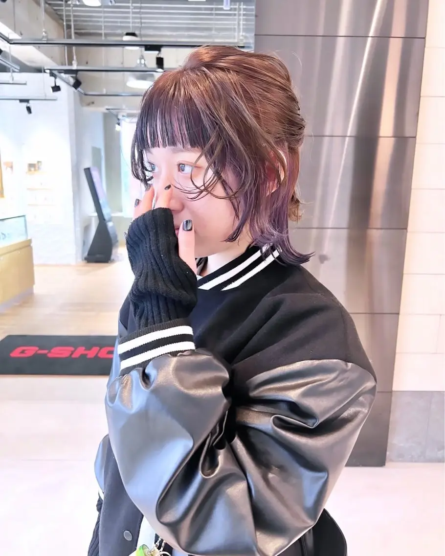 カラー ヘアアレンジ ヘアカラー 矢代 さくらのヘアスタイル