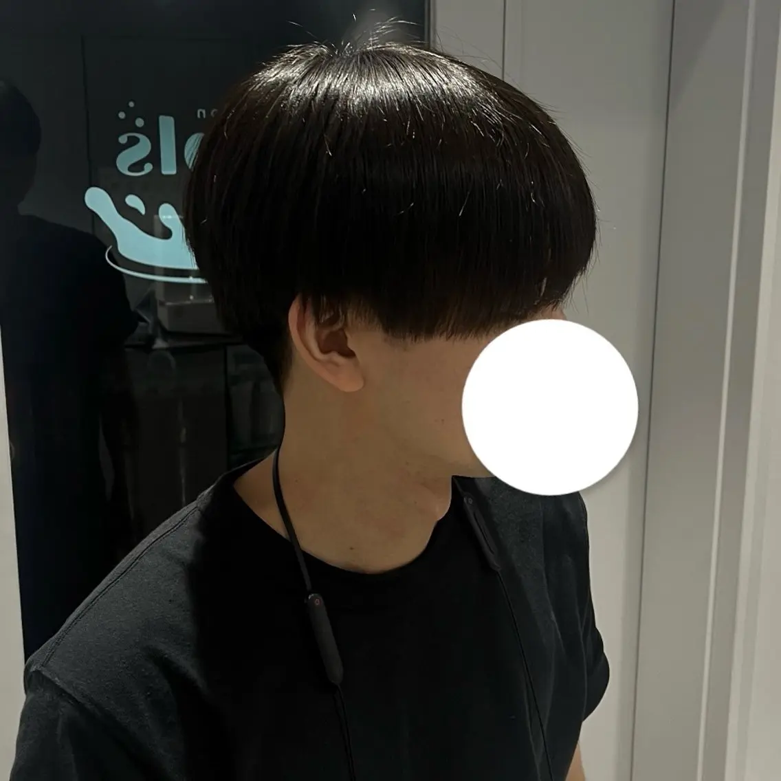 ミディアム メンズ マッシュ 無料カットモデル ユナのヘアスタイル