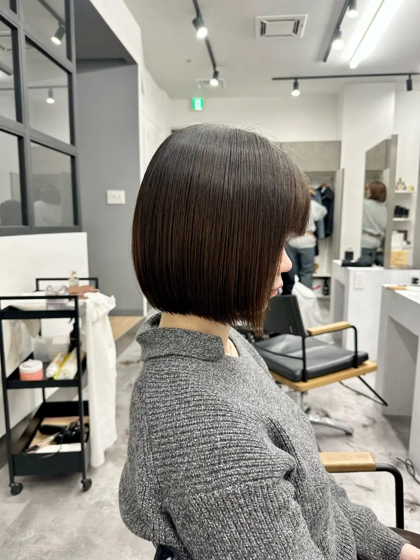 ミディアム ボブ カット ショートカット🧸 ごとうさなのヘアスタイル