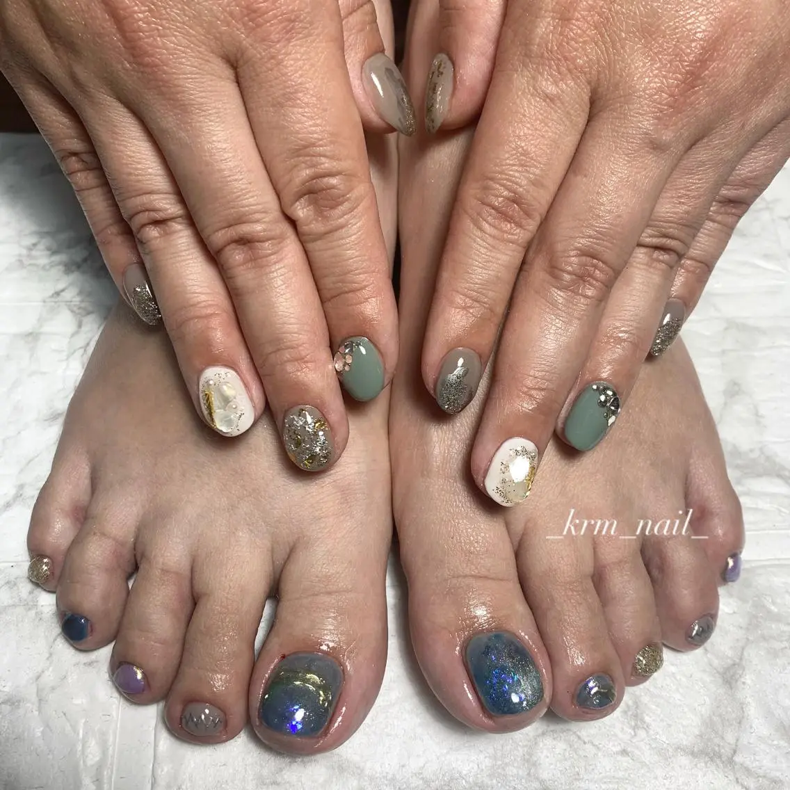 ネイル フットネイル Nail salon esterellaのネイルデザイン