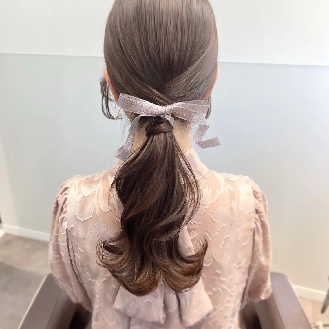ミディアム ヘアセット 韓国モテhair🍑 momoのヘアスタイル