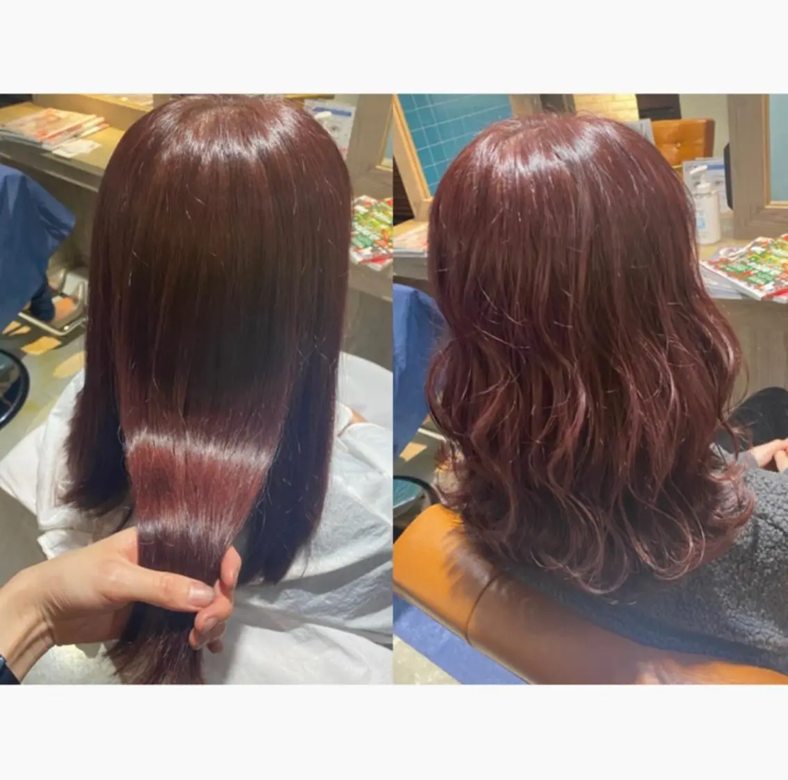 カラー カット ヘアカラー トリートメント 🩵盛れる顔周り/ 艶カラーemi🩵のヘアスタイル