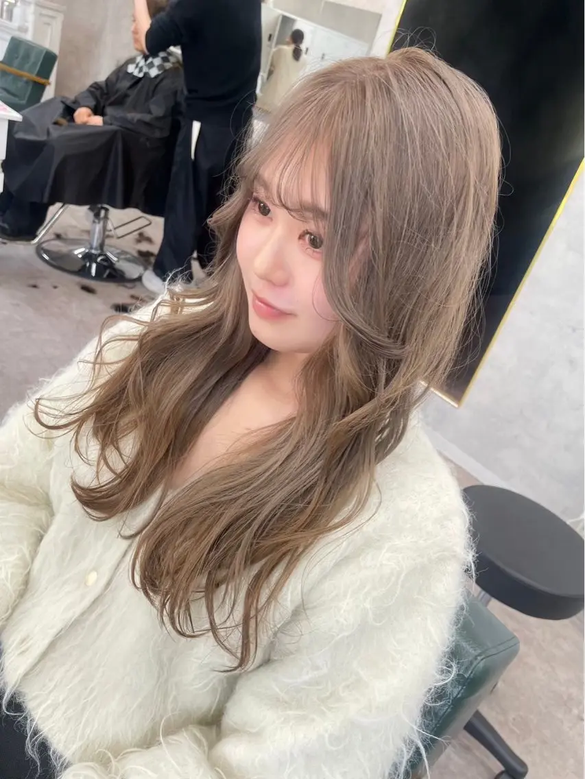 ロング カラー ヘアカラー ♱·༝ホノカ.⋆♱【 艶髪/透明感カラー】のヘアスタイル