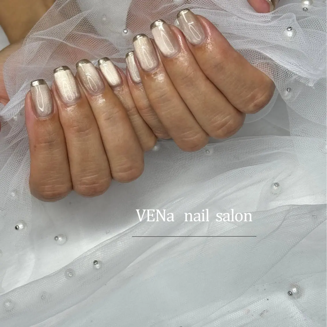 ネイル オーロラネイル フラッシュネイル フットネイル フレンチネイル 氷ネイル・うるうるネイル VENa eye＆ nail salonのマツエク・マツパデザイン