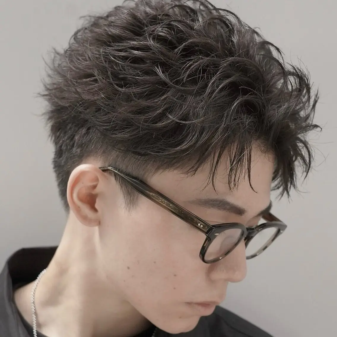 パーマ メンズ センターパート フェザーパーマ マッシュ メンズパーマ プードルパーマ カット パーマ 仙台メンズパーマ/ fifth/丸山佳叶のヘアスタイル