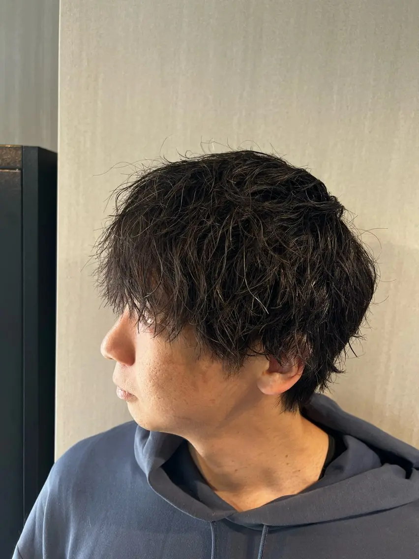 ショート カット パーマ 毛流れ•波巻きパーマ 特化🔥🌊瀬川竜生のヘアスタイル