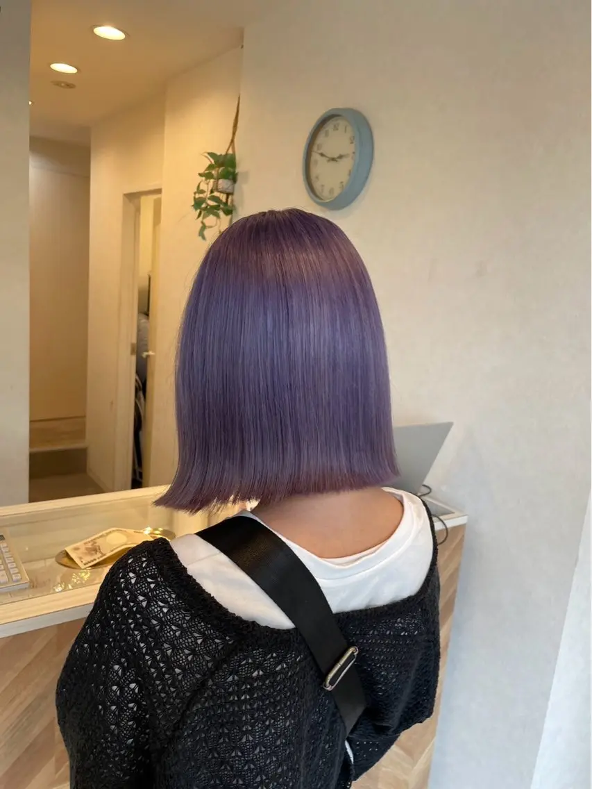 ショート ブリーチカラー HAZUKI🦖のヘアスタイル