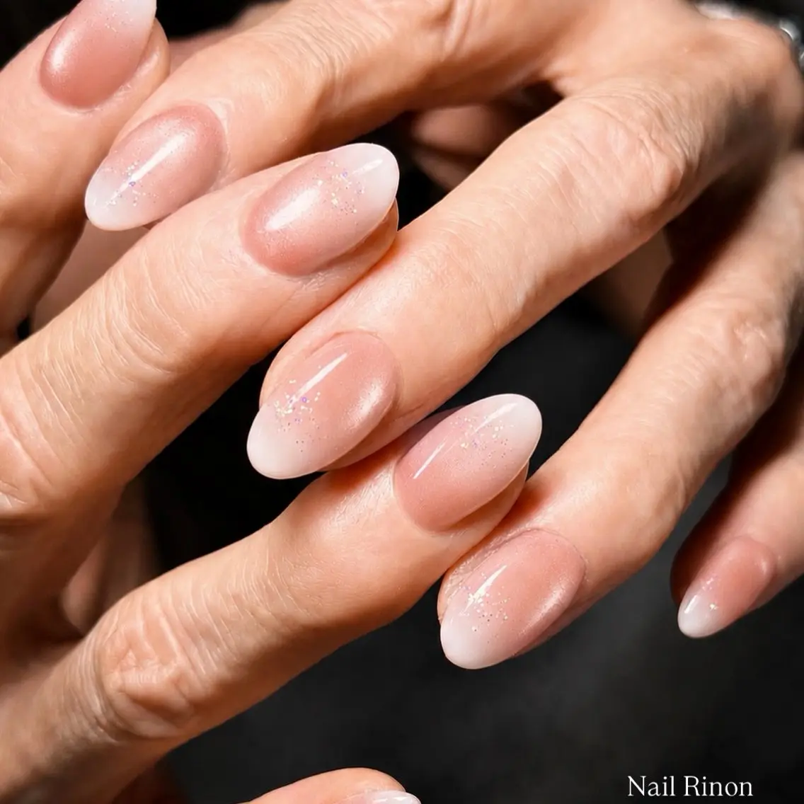 ネイル グラデーション マグネットネイル ハンドネイル Nail Rinonのネイルデザイン