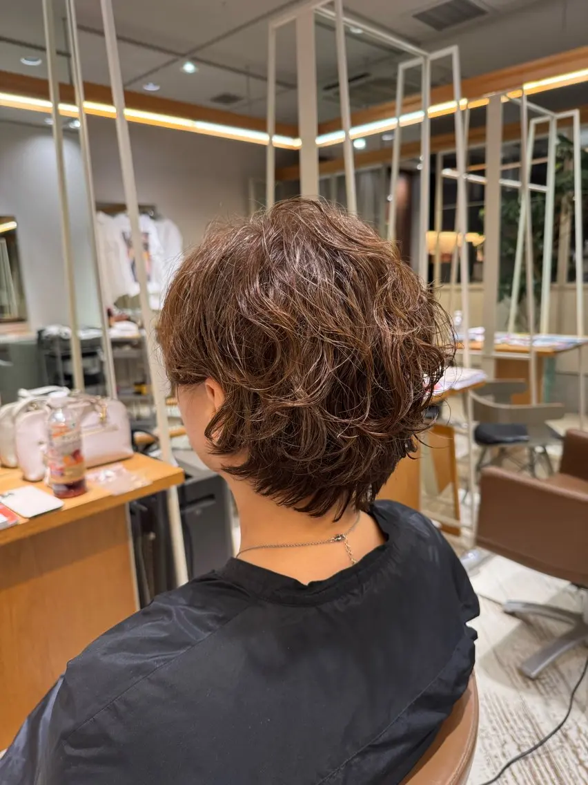 ショート パーマ ショートヘア ✨大人ショートヘア ✨ロイのヘアスタイル
