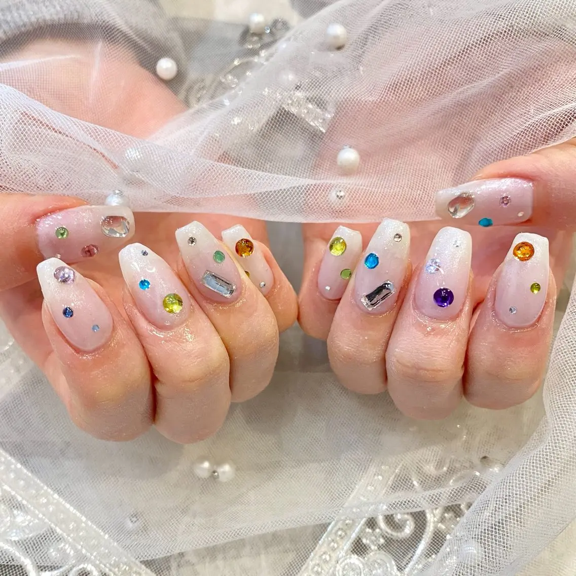 ネイル ハンドネイル Yveil 心斎橋店 hirokoのネイルデザイン