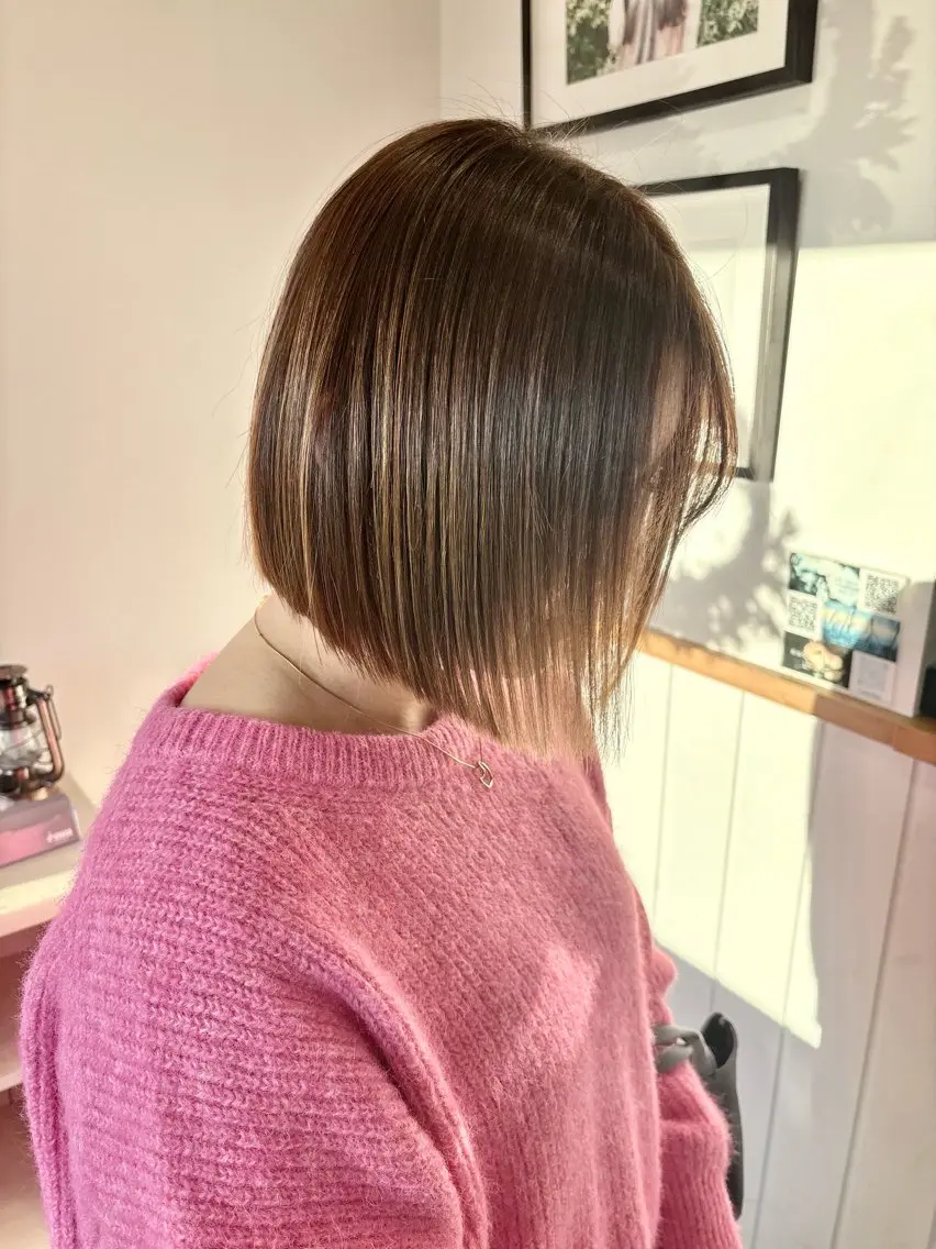 ショート カラー ブリーチ ブリーチなしカラー 菊澤 拓也のヘアスタイル
