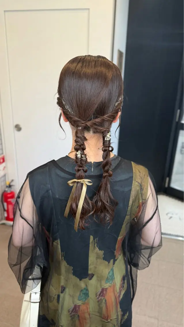 【minimo限定価格🎀】꒰ঌ୨୧ ヘアセット୨୧໒꒱の写真