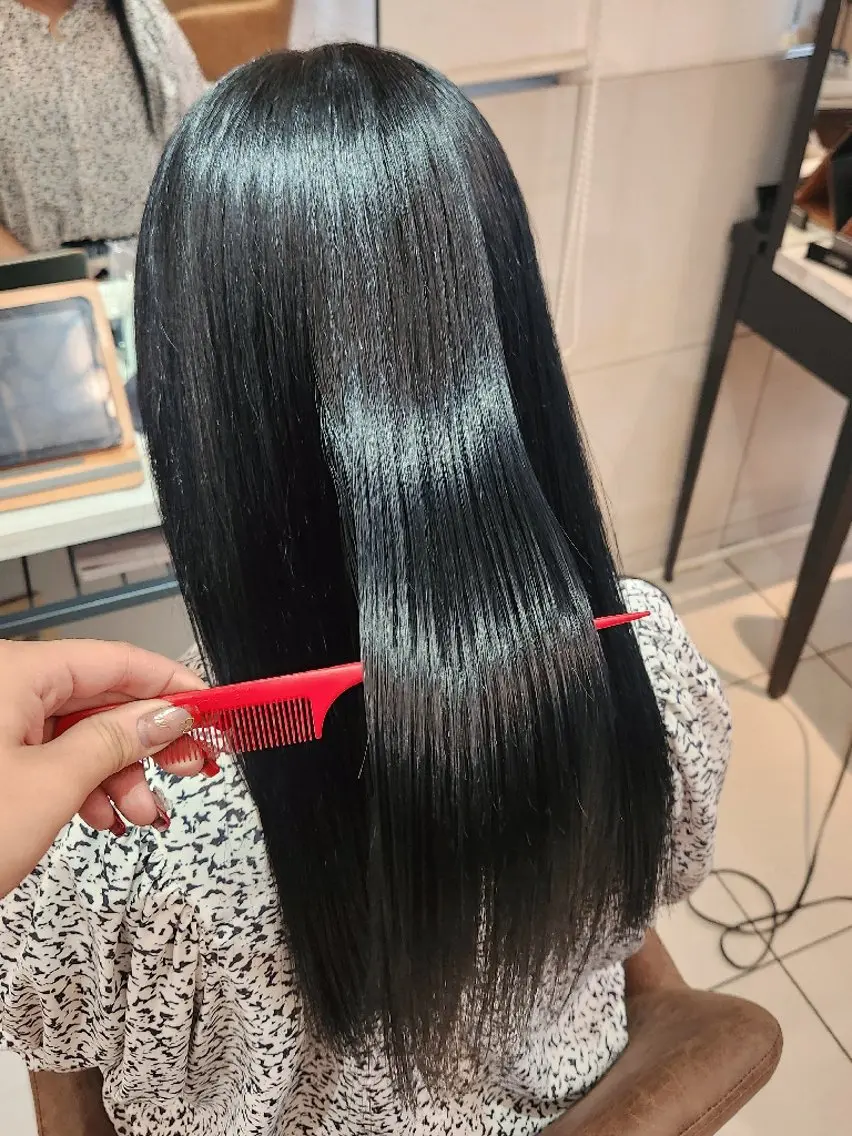 カラー 透明感カラー くまだ あかねฅ🐶🐾のヘアスタイル