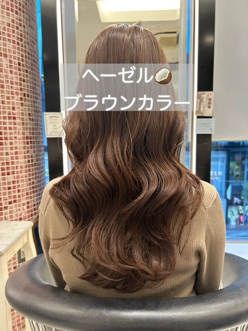 セミロング カラー カット ヘアカラー トリートメント 韓国っぽ水光肌カラー マンツーマン🫧なおのヘアスタイル