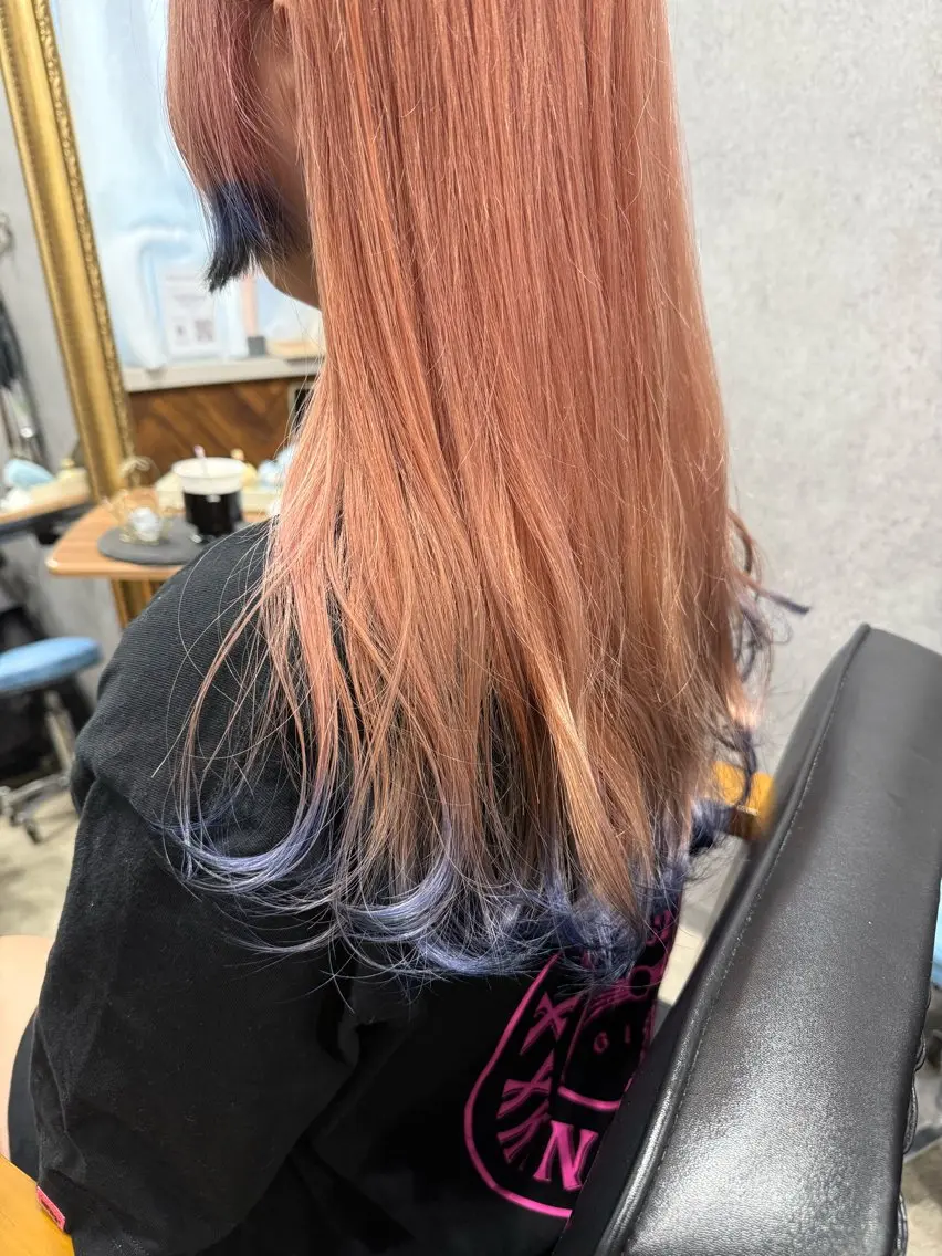 ロング カット ヘアカラー トリートメント YUKA🐻❄️ 🎀当日予約ok/のヘアスタイル