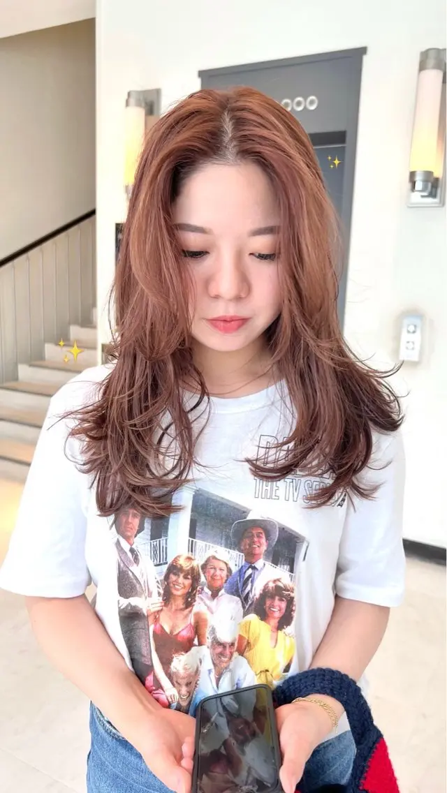 カラー ヘアカラー 矢代 さくらのヘアスタイル