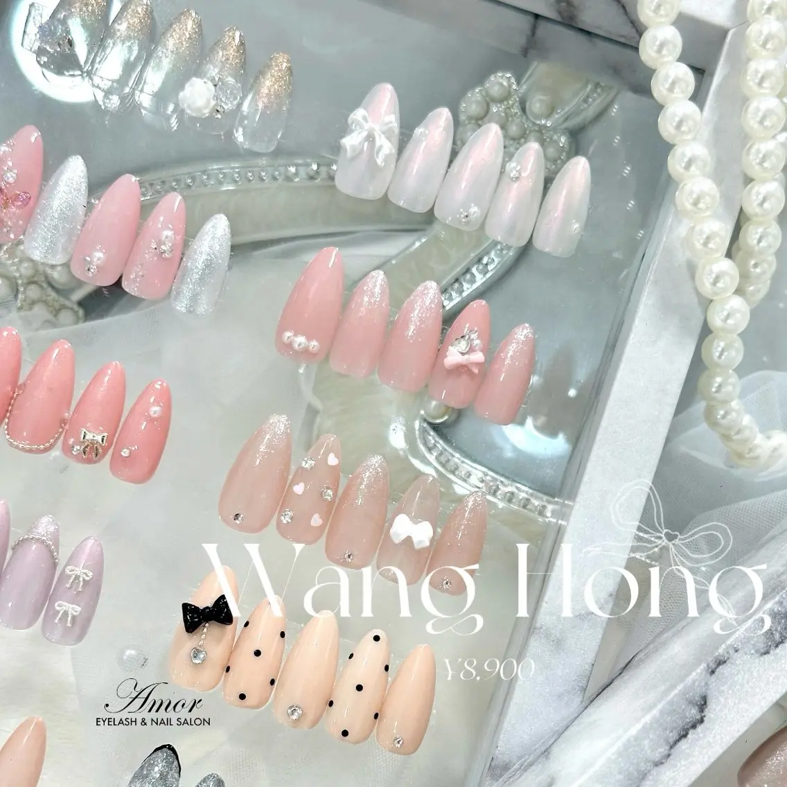 ネイル ワンホンネイル 🍒Hono Nail°˖✧のネイルデザイン