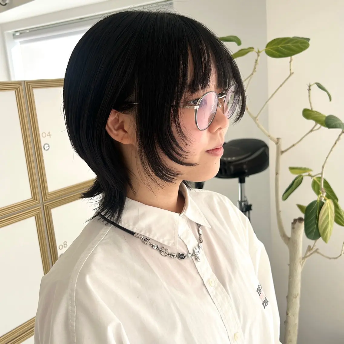 ショート カット 🫯パーマ/艶カラー /似合わせ ヤギ🫯のヘアスタイル