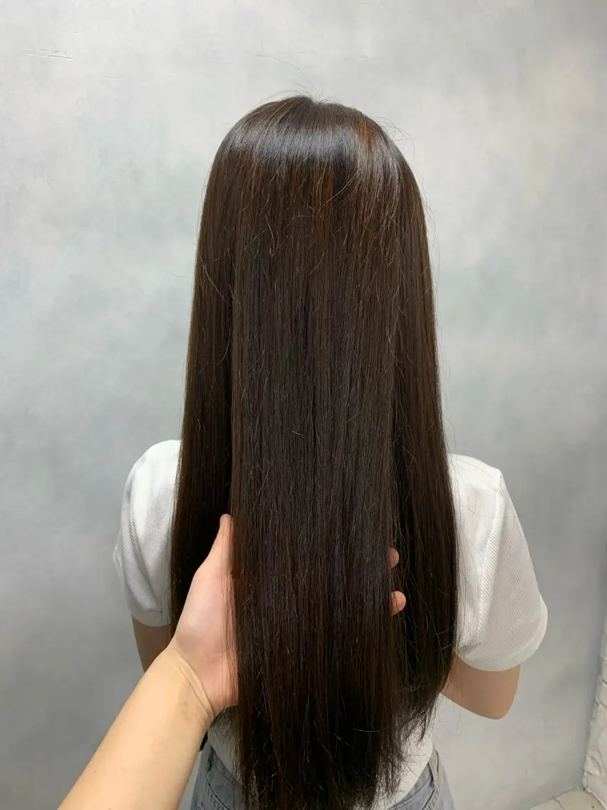 ロング ヘアカラー トリートメント 🌶F-CODE RINA🌶のヘアスタイル
