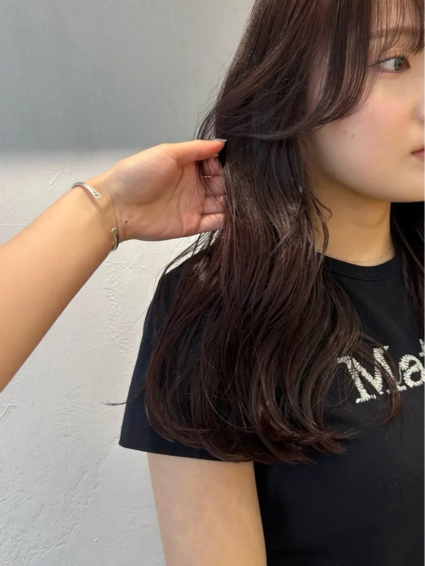 セミロング カラー カット ヘアカラー トリートメント ❕マンツーマン施術❕ 🍊Moemiのヘアスタイル