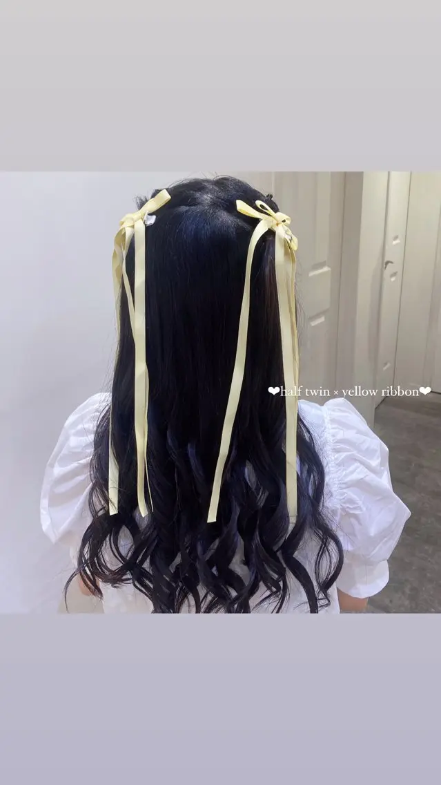 ヘアアレンジ エクステ🎀 暖色カラー🎀amiのヘアスタイル