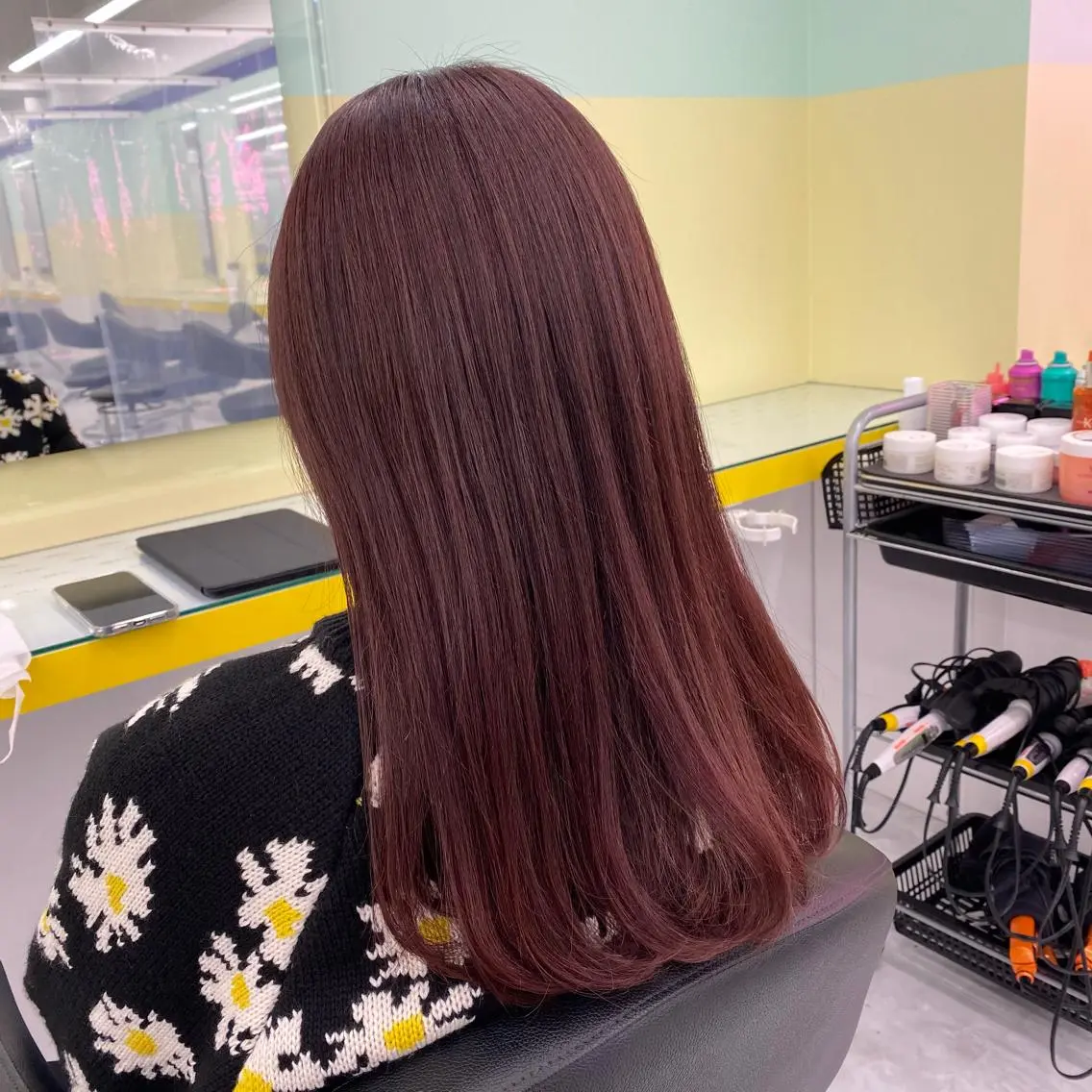ショート カラー ヘアアレンジ ヘアカラー トリートメント mai🍑暖色カラー /レイヤー💖のヘアスタイル