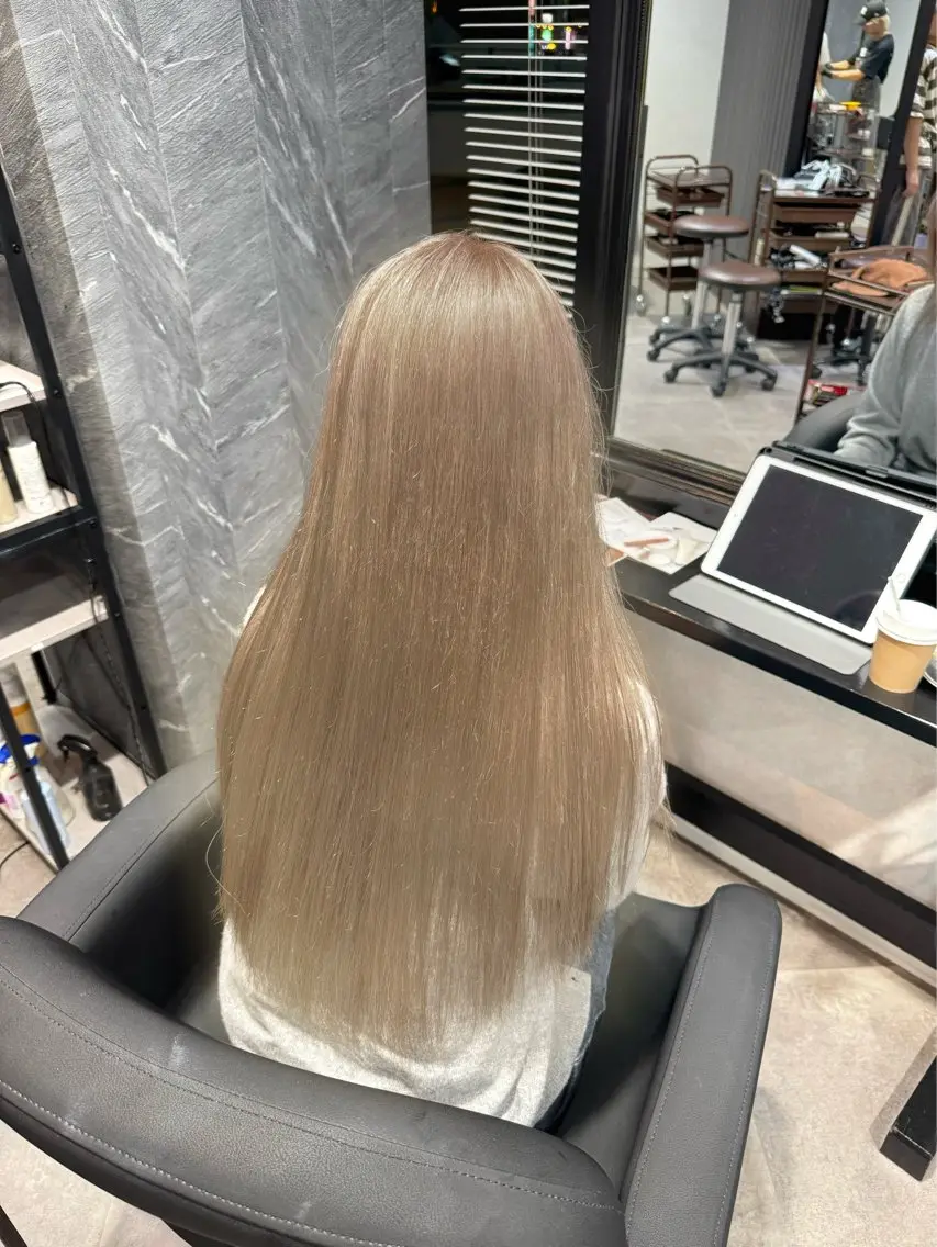 ミディアム カラー カット ヘアカラー ai 梅田/暖色カラーのヘアスタイル
