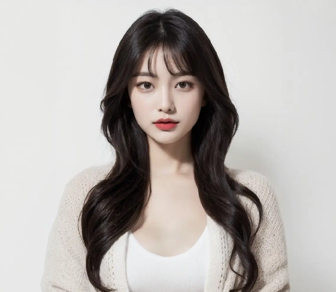 セミロング カラー 韓国風ヘア カット ヘアカラー トリートメント 【垢抜けカラー/ 縮毛矯正】Taikiのヘアスタイル