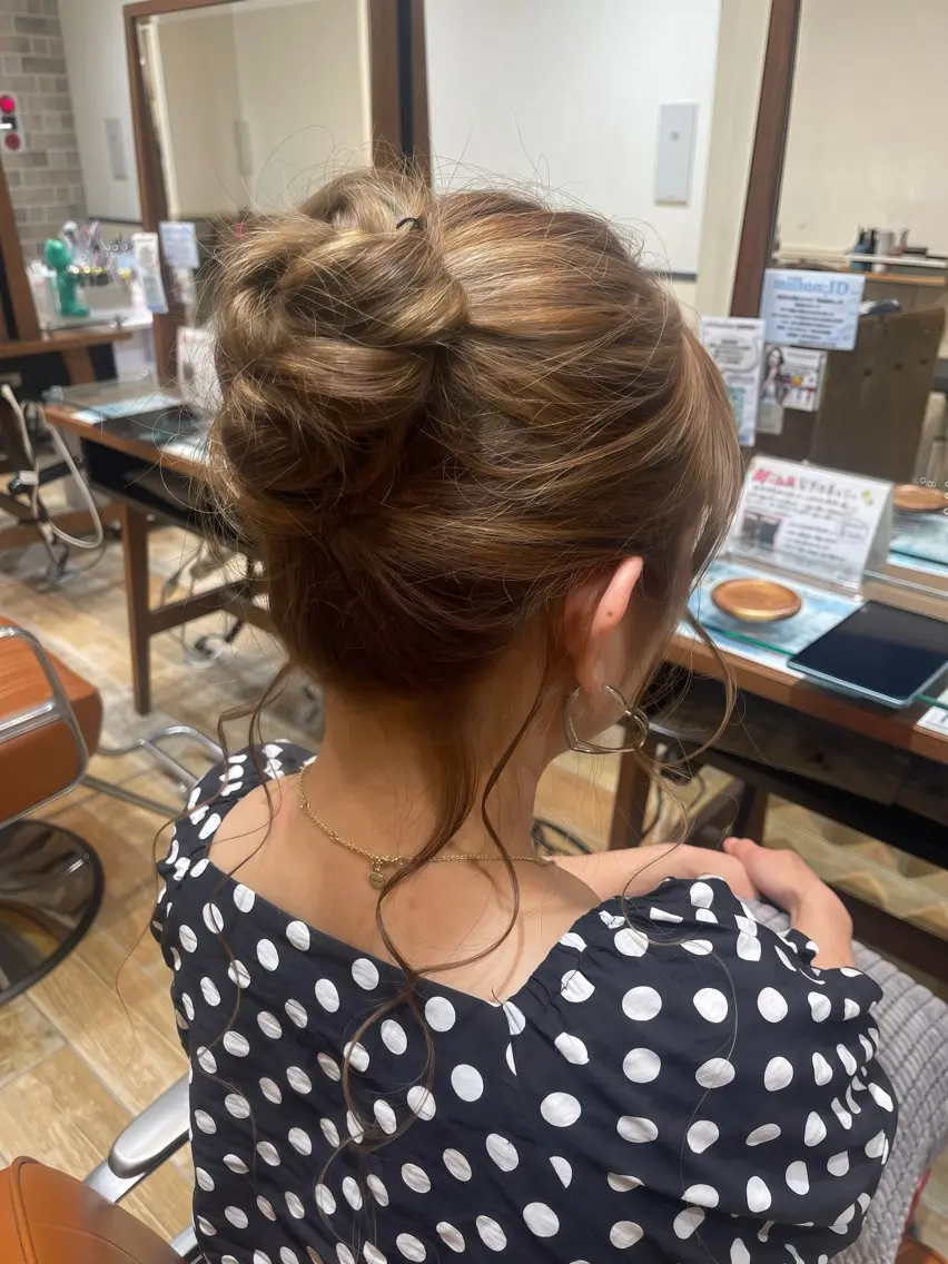 ヘアアレンジ 近 大和のヘアスタイル