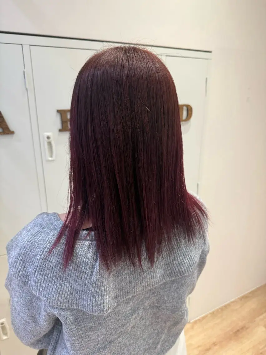 ミディアム カラー ヘアカラー トリートメント ✨武蔵小杉💎カラー 💋YUMENO🩷のヘアスタイル