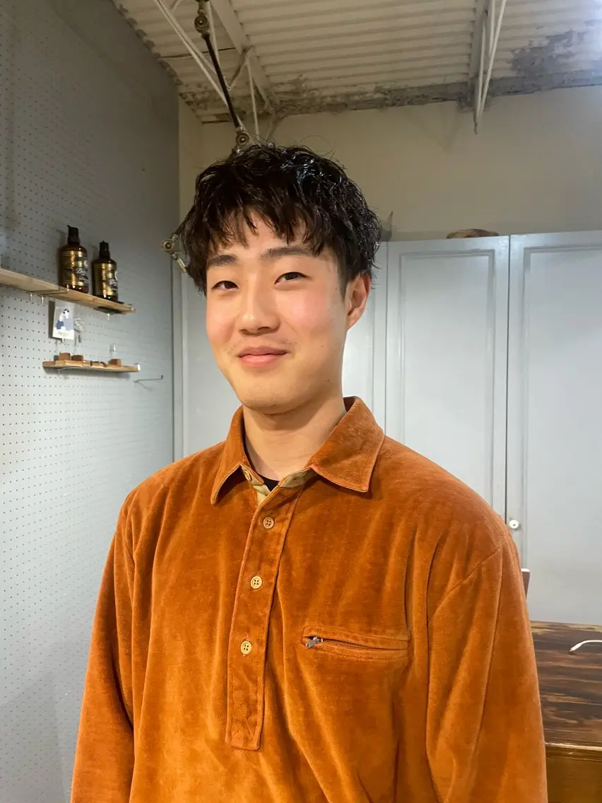 パーマ メンズ カット パーマ 🤩噂のMr.髪ポジ ティブ®️yu🤩のヘアスタイル