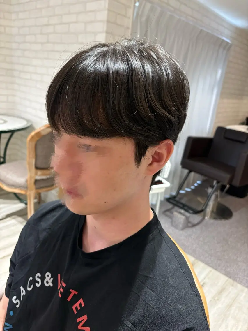 ショート メンズ ダウンパーマ メンズパーマ カット パーマ レイヤー/透明感 HIRARIのヘアスタイル