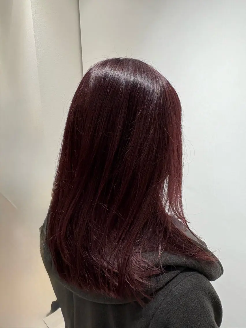 セミロング カラー メンズ ブラウンカラー ヘアカラー 小村 侑生のヘアスタイル