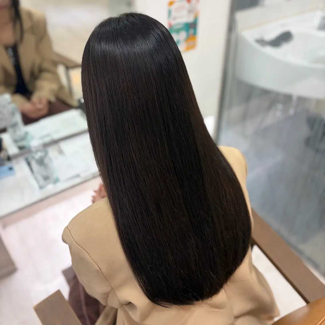ロング カラー カット ヘアカラー あいみ ♬.*ﾟのヘアスタイル