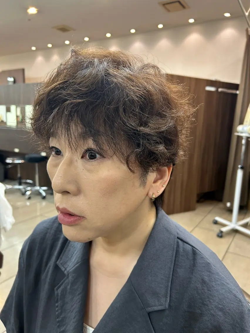 ショート ヘアカラー 笹川 修人のヘアスタイル