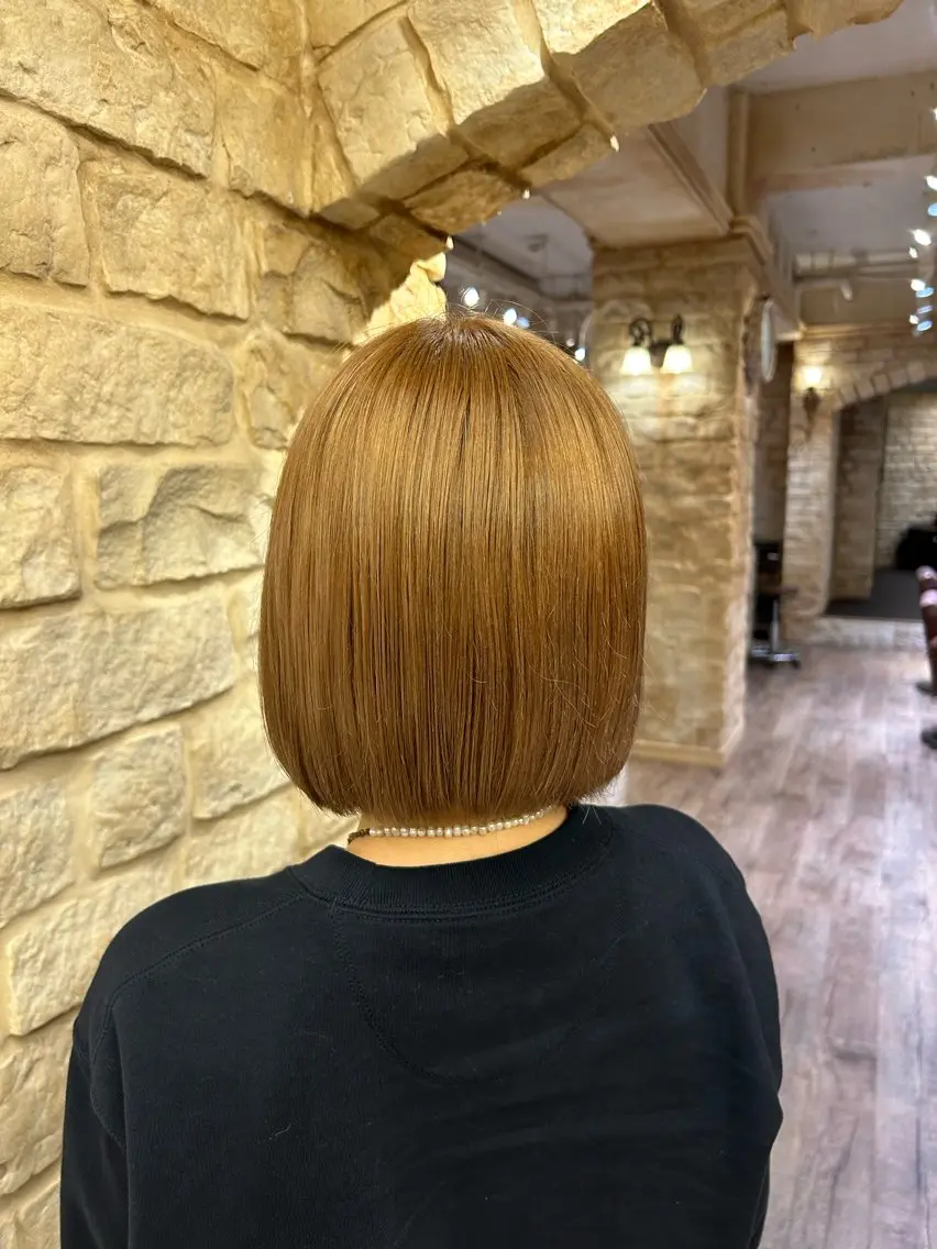 カラー ベージュカラー ブリーチ イルミナカラー ミルクティーベージュ 玉寄 きらのヘアスタイル