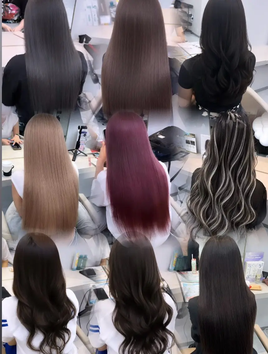 ロング エクステ 薄井舞｜ハイトーン× エクステの神様のヘアスタイル