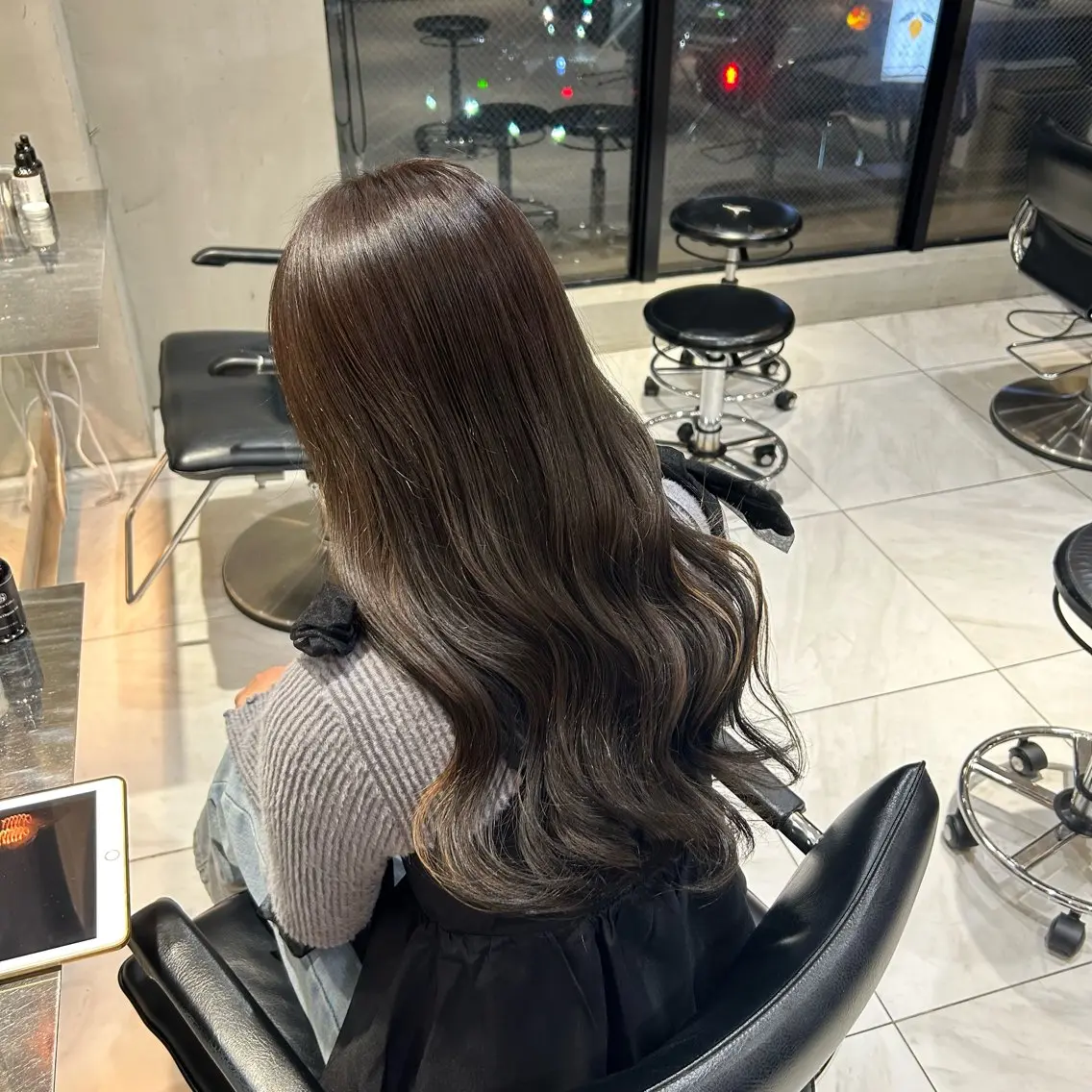 ロング ヘアカラー トリートメント 艶カラー /kokona🤍のヘアスタイル