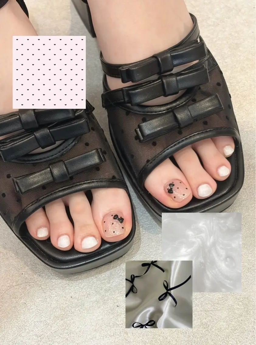 【 オフあり 】フット👣 ワンポイントコース✨《パラジェル変更可🙆🏻♀️/荻窪》の写真